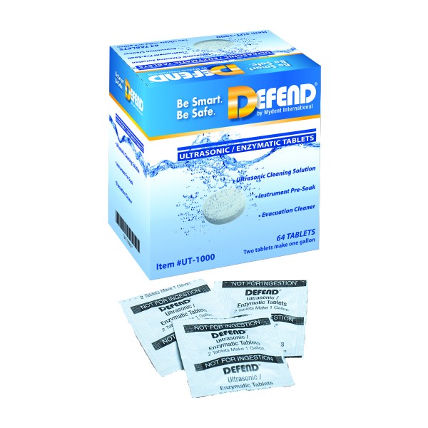 Tablets Ultrasonic Cleaner General Purpose Enzymatic Mydent Defent by Mydent  ID UT-1000